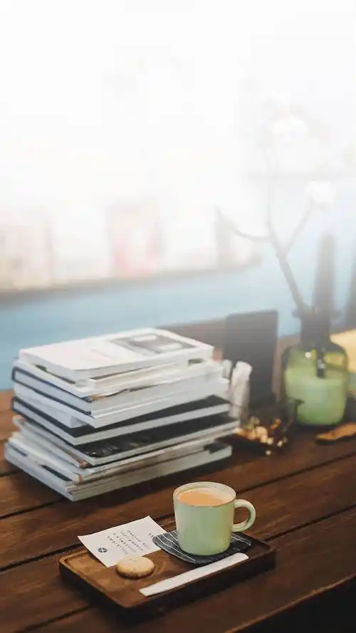 复古书阅读ppt背景图