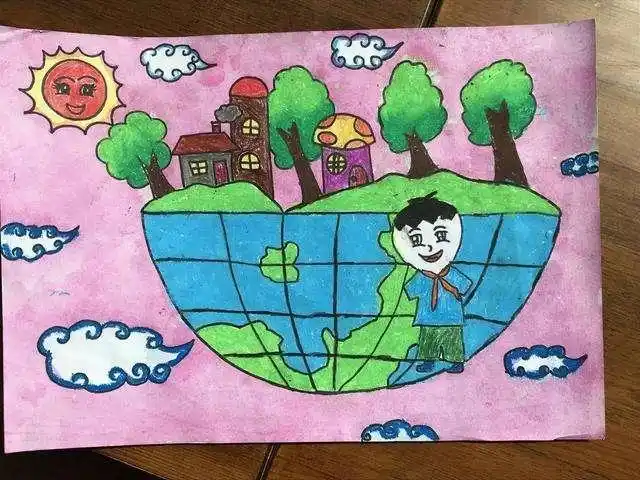 幼儿保护环境的主题画,保护环境主题画 简笔画-图片大观-奇异网