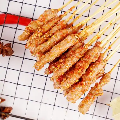 批发烧烤油炸猪肉风味小肉串 中街夜市串串香 冷冻半成品猪肉串