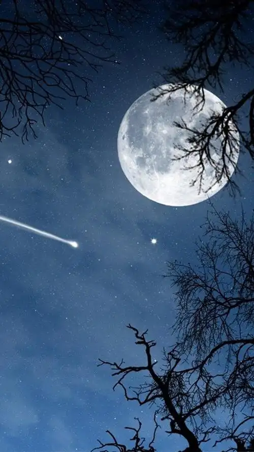 精选中秋月亮唯美风光,高清图片,手机锁屏桌面-壁纸族