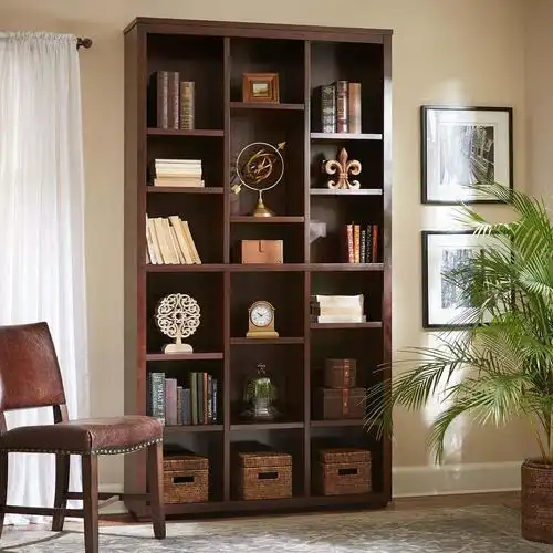 现代时尚书柜款式装修效果图