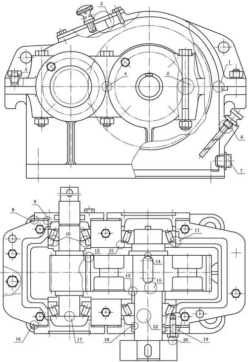 绘制减速器装配图步骤机械设计课程设计
