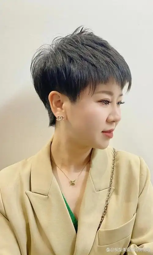 短发一剪,美三分