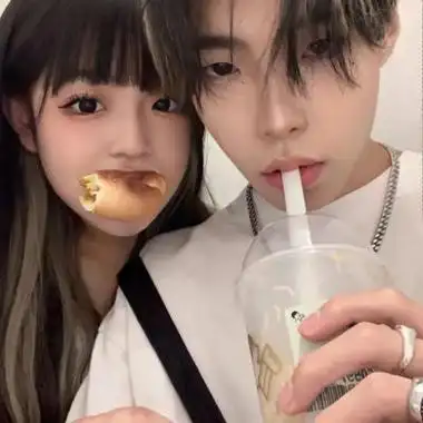 高级高冷双人同框情侣头像图片