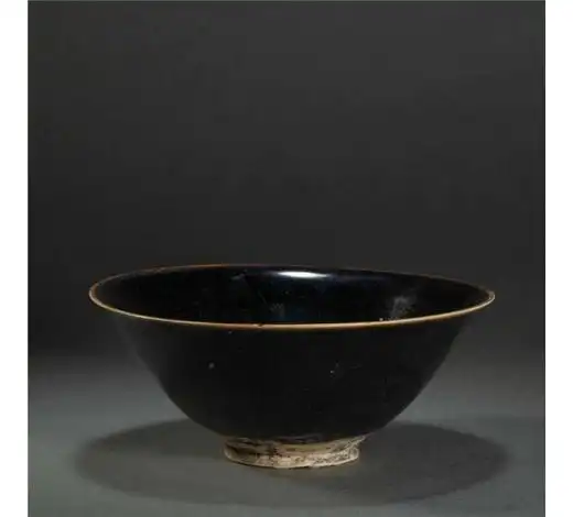 black glazed ding kiln bowl from song 宋代黑釉定窑碗
