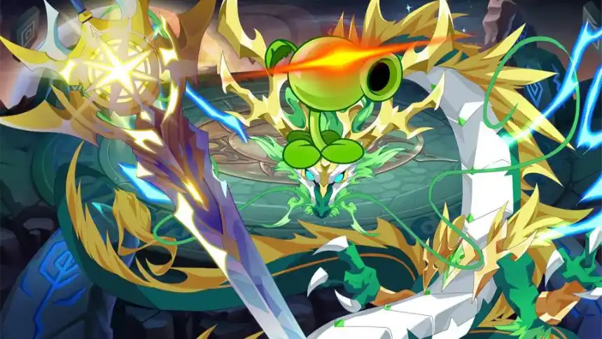 02:29豆破苍穹8:豌豆射手灭雷龙草,突破二星斗