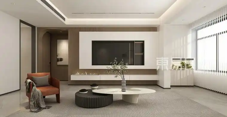 华远昆仑赋140平米现代风格装修案例