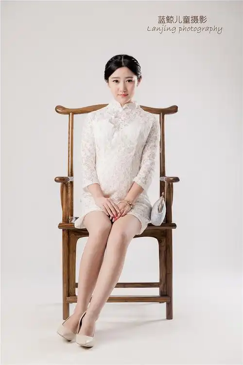 民国大肚旗袍孕妇照