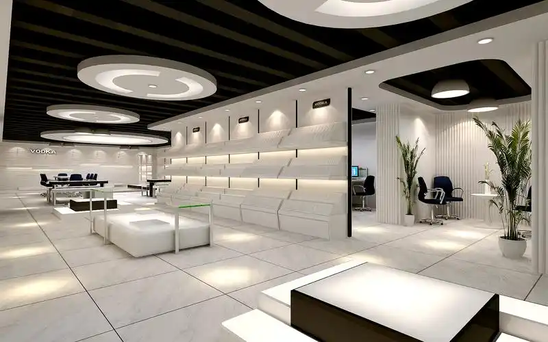 品牌效果展示:马度加vodka 展柜设计定做展柜案例company品 牌:平 方