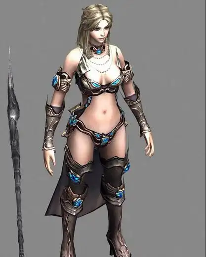 游戏人物角色3d模型3d模型_下载页面_直线网_专业的设计学习交流平台