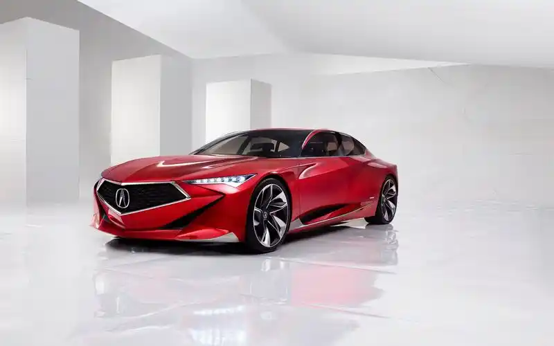 讴歌精密概念红色轿车 壁纸 - 1920x1200