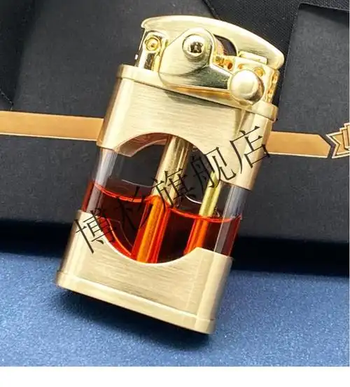 佐罗煤油打火机摇臂透明怀旧防风创意个性新型机械网红款可视油仓透明