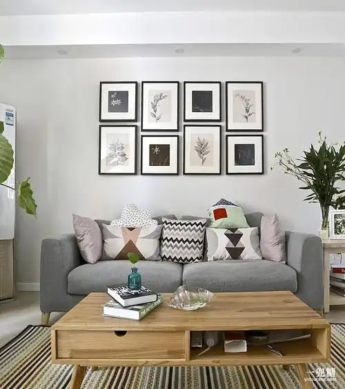 北欧宜家简约清新小户型一居室装修效果图风格装修样板房家居家装室内