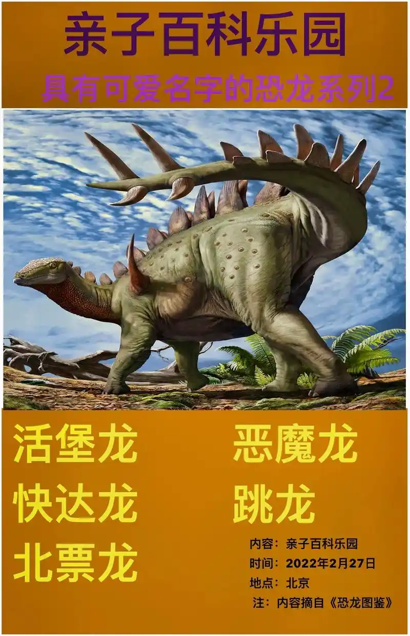这些恐龙名字你听过嘛?"活宝","北漂","快达"等等,还有 - 抖音