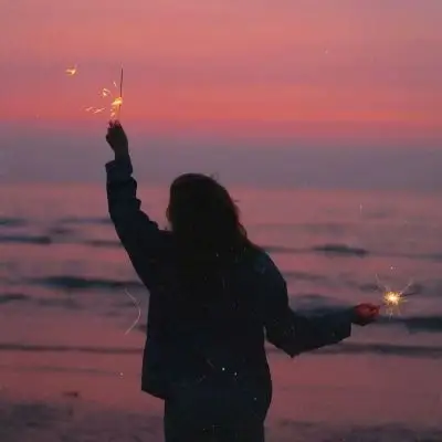 夕阳背影图唯美就是它