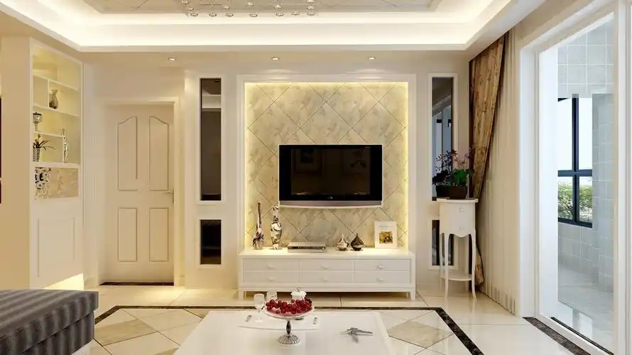 电视背景墙引领客厅装修风格,风格材料选择多,怎么选才最合适?