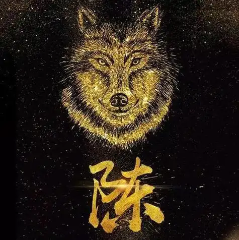 100张狼图腾姓氏头像霸气版我们都应该像狼一样去生活
