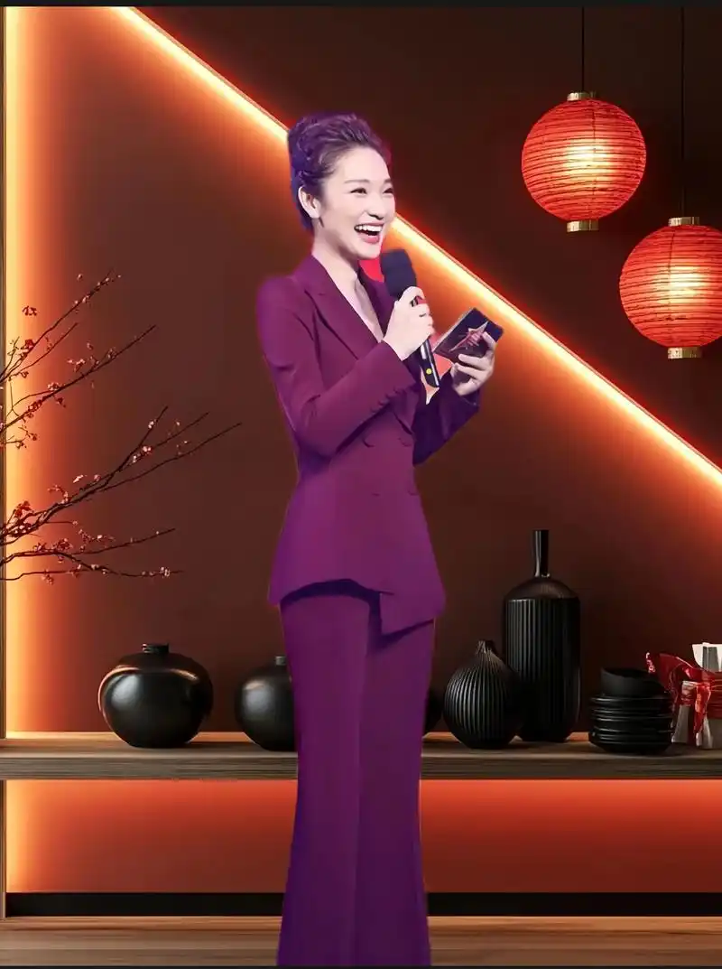 春季新款高品质时尚酒红色高端职业装西装套装艺考主持人正装气质