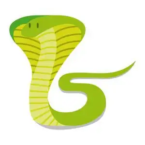 卡通眼镜蛇图片