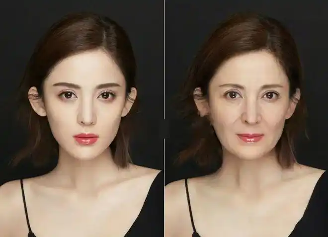 女明星30年后对比照杨幂慈祥刘诗诗优雅杨颖显年轻