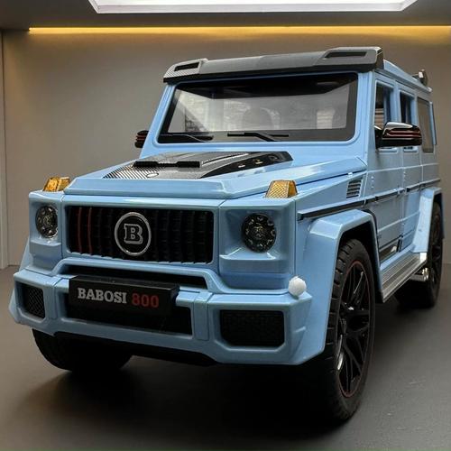 1:18巴博斯g800仿真合金车模奔驰大g越野男孩玩具汽车模摆件收藏