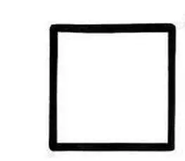 简单好看的正方形画框简笔画