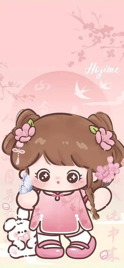 可爱软萌哈七米套图壁纸