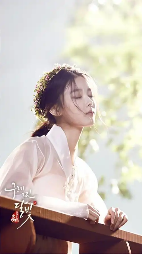 云画的月光金裕贞高清手机壁纸大全优雅小清新