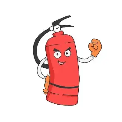 灭火器 卡通灭火器 消防素材 png 素材消防灭火器元素