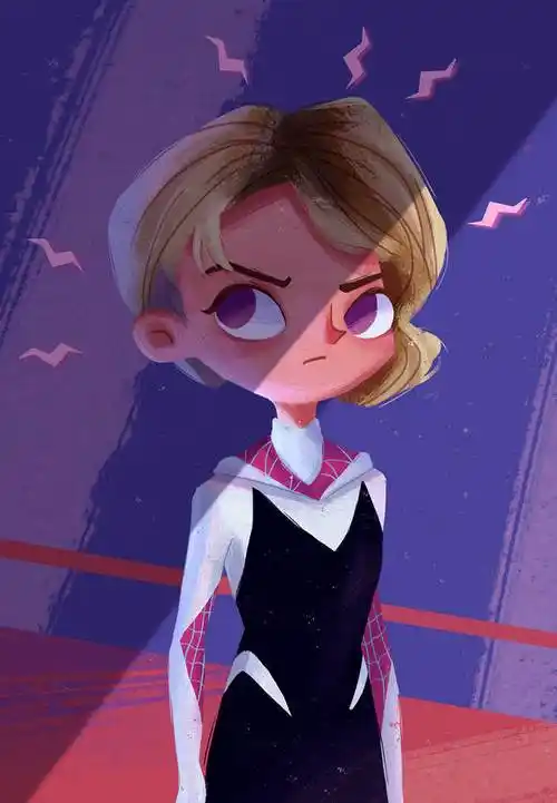 萌坏了9个电影人物的卡通画插图优优教程网