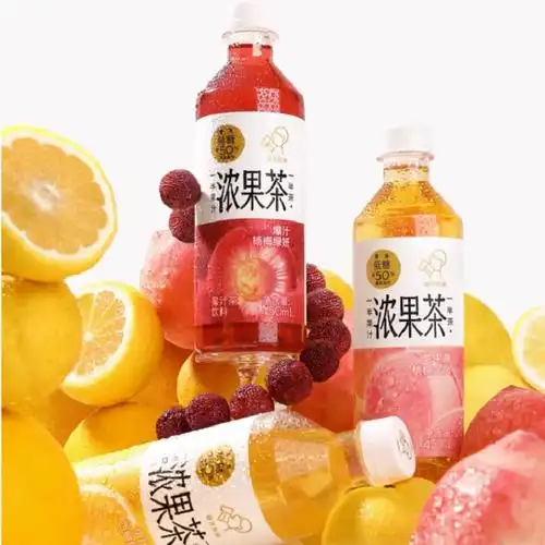 喜茶浓果茶50%真果汁低糖0脂果汁茶饮料450ml*12瓶/15瓶_提提街