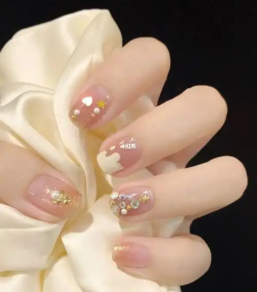 短指甲圣诞美甲966款推荐