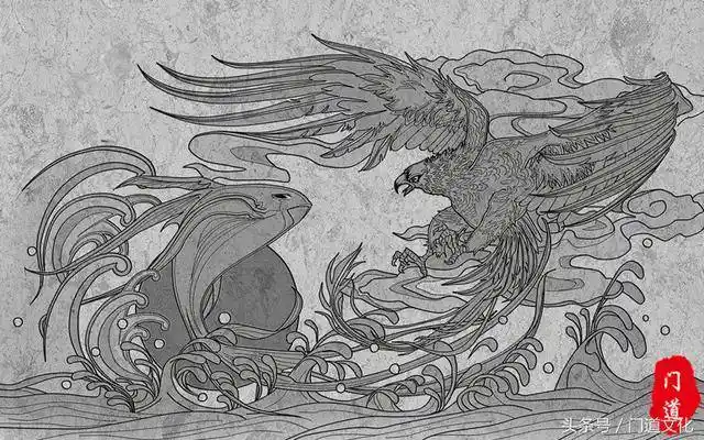 上古神兽鲲鹏图片