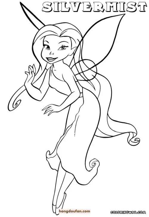 标签仙女,仙子,公主涂色,公主简笔画,图色,城堡,填色,填色图片,妈妈