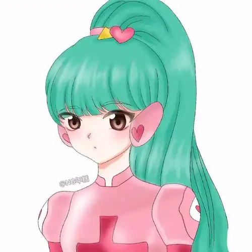 画了电影里高马尾甜心～头绳是小心送的哟～#甜心超人##小甜cp##开心