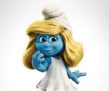 蓝妹妹原是被格格巫创造出来破坏精灵村的间谍,幸好最后