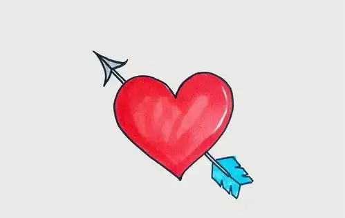 一箭穿心怎么画简笔画教程简笔画大全