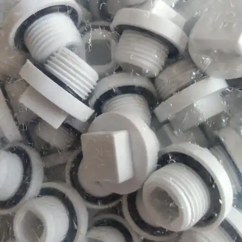 现货批发4分加厚塑料堵头水管临时测压堵漏塞水塞子胶堵头