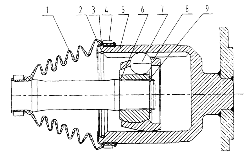 cn201461766u_等速万向节内球笼总成组件有效