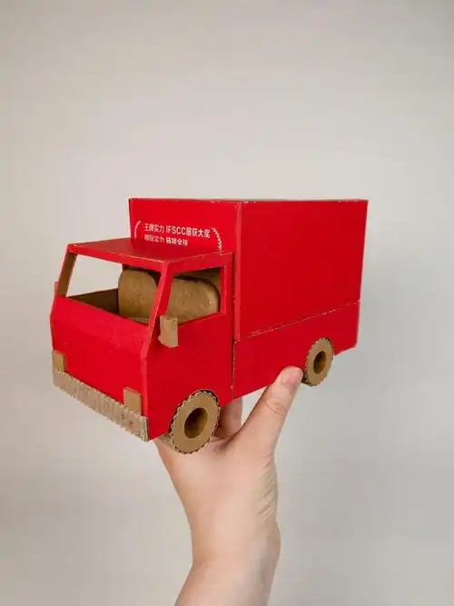 纸箱改造小货车图纸分享