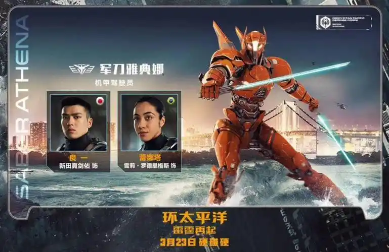 《环太平洋:雷霆再起》独特机甲未负期待!最喜欢军刀雅典娜