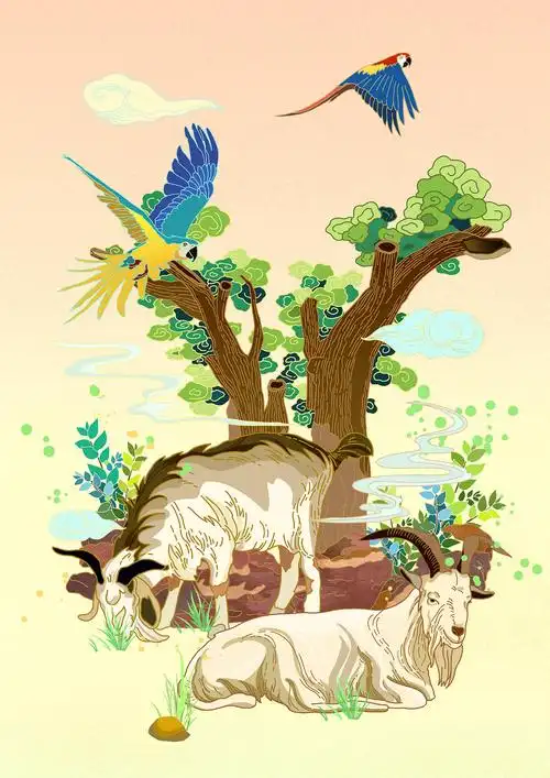 羊|插画|创作习作|yi啈_原创作品-站酷(zcool)