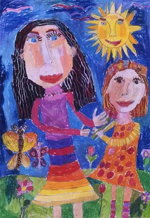 【水粉】儿童画,表达的重要性_水粉画家_零二七艺考