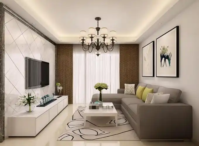 现代简约风格客厅沙发图片装修效果图