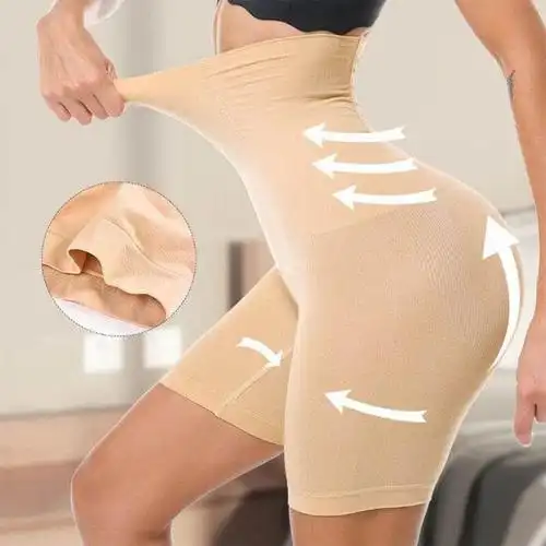 欧美丁字收腹裤无缝塑身裤女美体收腰束身提臀内裤翘臀塑腰钢骨款-阿