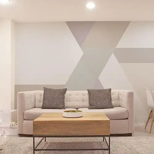 现代简约创意墙纸北欧个性几何壁纸艺术墙布客厅电视背景墙壁画