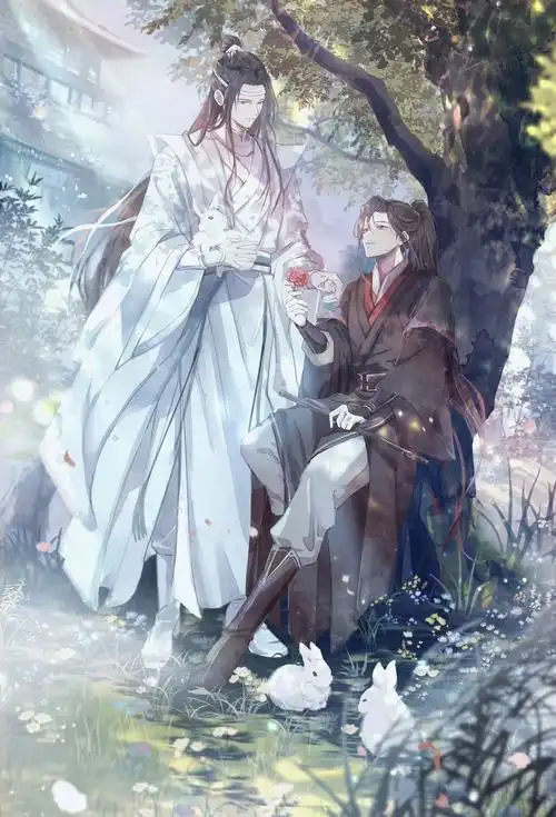 魔道祖师# 忘羡婚后日常,养养兔子,吹吹笛子,过得安逸,平静[开心]