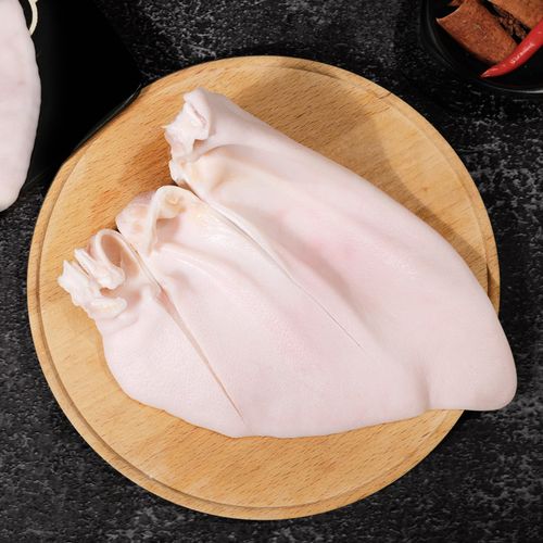 猪耳耳朵新鲜猪肉大耳朵生的现杀速冻即发冷冻生猪肉