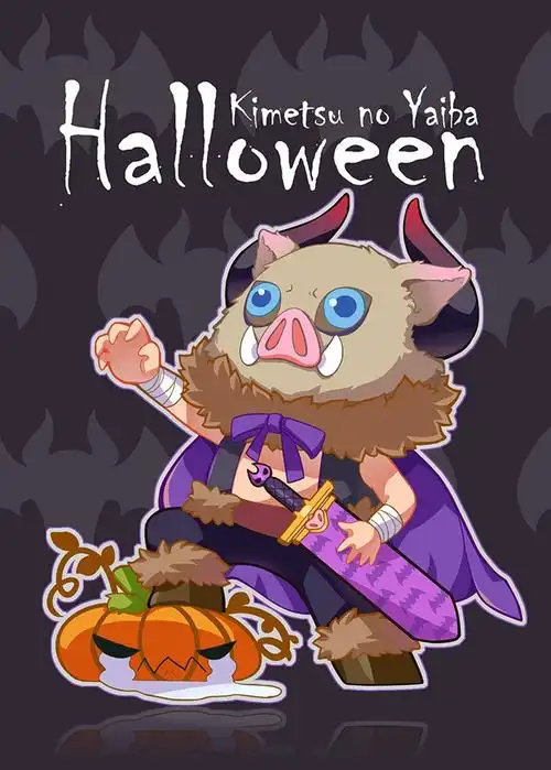 之前万圣画的一些鬼咩q版