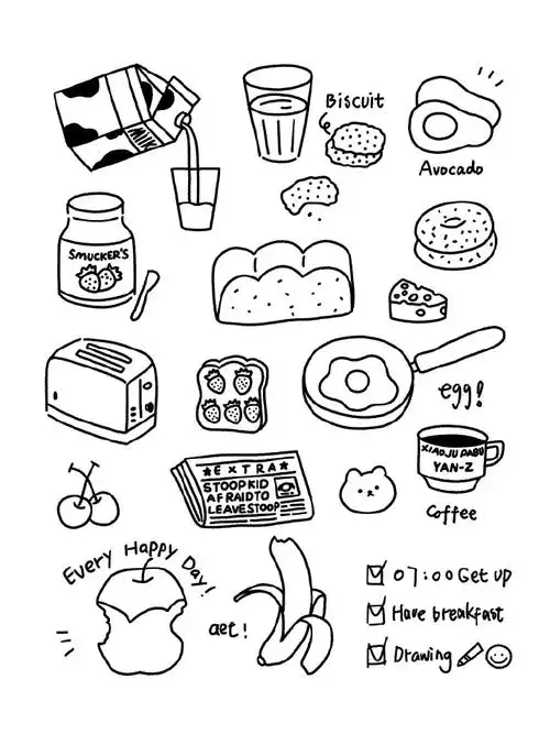 简笔画 设计 矢量 矢量图 手绘 素材 线稿 690_920 竖版 竖屏